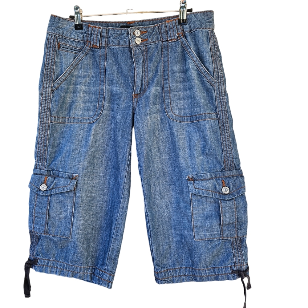 ANA Women's Petite Denim Capris Pants Size 10P